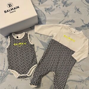 Balmain Baby PJ and Bodysuit